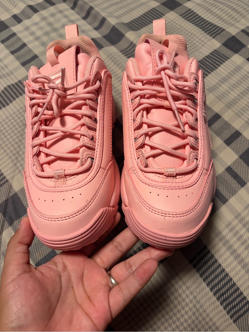 Fila Kids Pink Chunky Sneakers